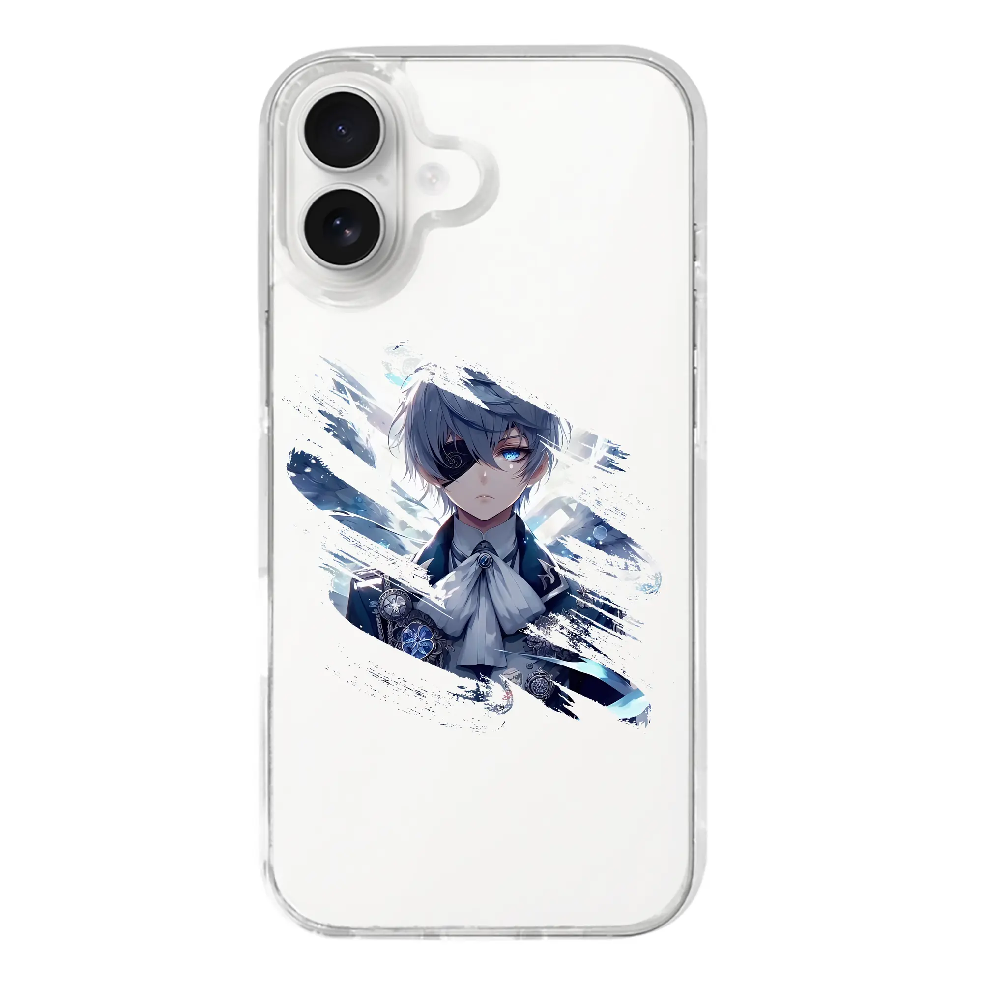 黒執事 グッズ,シエル・ファントムハイヴ - iPhone 17シリーズ 透明スマホケース – 薄型・耐衝撃・精密フィット保護カバー